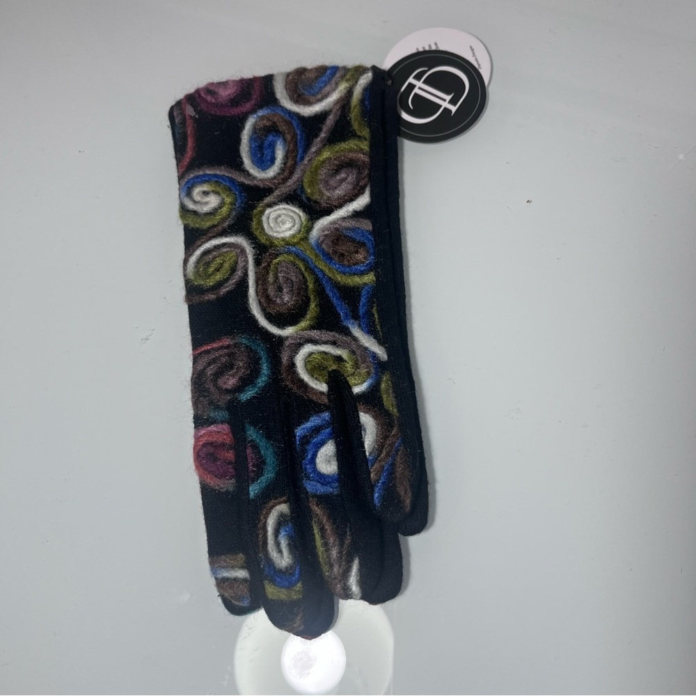 Tina Davies Professional Swirl Print Touchscreen Gloves – Colorful Winter Warm - Picture 12 of 13